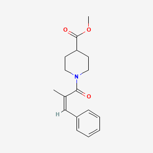 methyl 1-[(2Z)-2-methyl-3-phenylprop-2-enoyl]piperidine-4-carboxylate