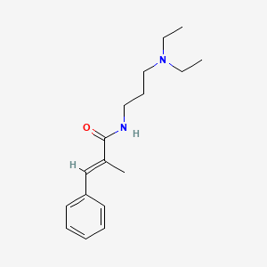 molecular formula C17H26N2O B11012407 (2E)-N-[3-(diethylamino)propyl]-2-methyl-3-phenylprop-2-enamide 