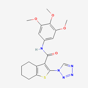 2-(1H-tetrazol-1-yl)-N-(3,4,5-trimethoxyphenyl)-4,5,6,7-tetrahydro-1-benzothiophene-3-carboxamide