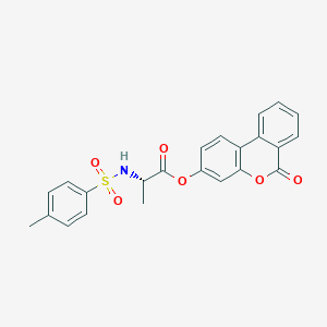 molecular formula C23H19NO6S B11012466 6-oxo-6H-benzo[c]chromen-3-yl N-[(4-methylphenyl)sulfonyl]-L-alaninate 