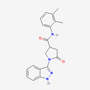 N-(2,3-dimethylphenyl)-1-(1H-indazol-3-yl)-5-oxopyrrolidine-3-carboxamide