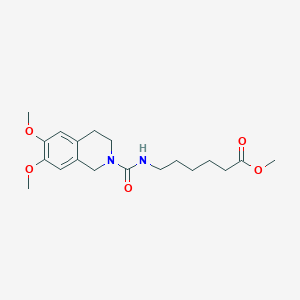 methyl 6-{[(6,7-dimethoxy-3,4-dihydroisoquinolin-2(1H)-yl)carbonyl]amino}hexanoate