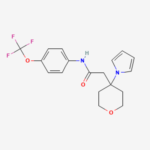 molecular formula C18H19F3N2O3 B11012757 C18H19F3N2O3 