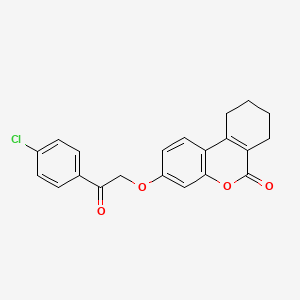 3-[2-(4-chlorophenyl)-2-oxoethoxy]-7,8,9,10-tetrahydro-6H-benzo[c]chromen-6-one