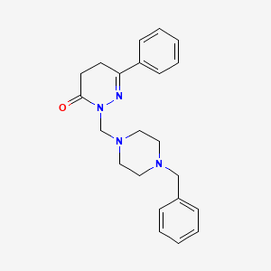 2-[(4-benzylpiperazin-1-yl)methyl]-6-phenyl-4,5-dihydropyridazin-3(2H)-one