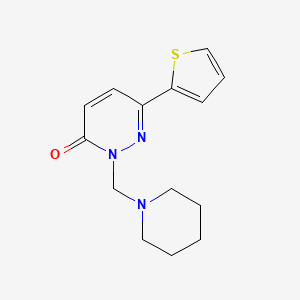 2-(piperidin-1-ylmethyl)-6-(thiophen-2-yl)pyridazin-3(2H)-one