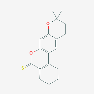 9,9-Dimethyl-1,2,3,4,10,11-hexahydrobenzo[c]pyrano[3,2-g]chromen-5-thione