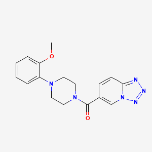 [4-(2-Methoxyphenyl)piperazin-1-yl](tetrazolo[1,5-a]pyridin-6-yl)methanone