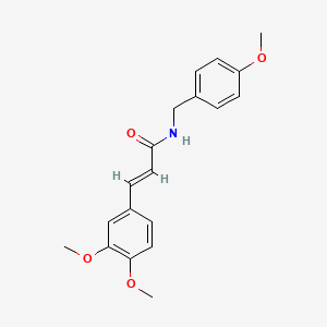 (2E)-3-(3,4-dimethoxyphenyl)-N-(4-methoxybenzyl)prop-2-enamide