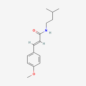 molecular formula C15H21NO2 B11013234 (2E)-3-(4-methoxyphenyl)-N-(3-methylbutyl)prop-2-enamide 