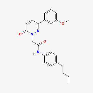 molecular formula C23H25N3O3 B11013361 N-(4-butylphenyl)-2-(3-(3-methoxyphenyl)-6-oxopyridazin-1(6H)-yl)acetamide 