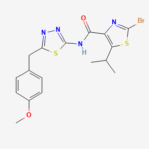 molecular formula C17H17BrN4O2S2 B11013385 C17H17BrN4O2S2 