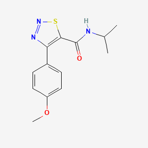 4-(4-methoxyphenyl)-N-(propan-2-yl)-1,2,3-thiadiazole-5-carboxamide