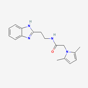 N-[2-(1H-benzimidazol-2-yl)ethyl]-2-(2,5-dimethyl-1H-pyrrol-1-yl)acetamide