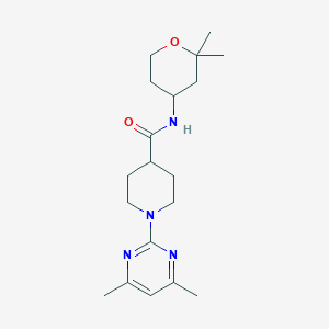 1-(4,6-dimethylpyrimidin-2-yl)-N-(2,2-dimethyltetrahydro-2H-pyran-4-yl)piperidine-4-carboxamide