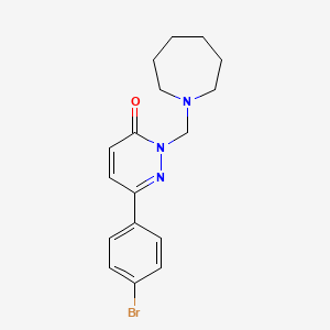 2-(azepan-1-ylmethyl)-6-(4-bromophenyl)pyridazin-3(2H)-one