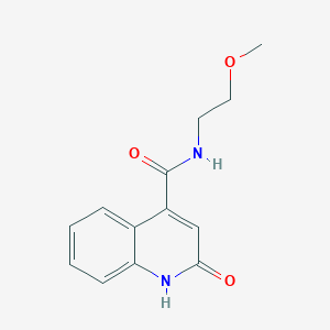 N-(2-methoxyethyl)-2-oxo-1,2-dihydroquinoline-4-carboxamide