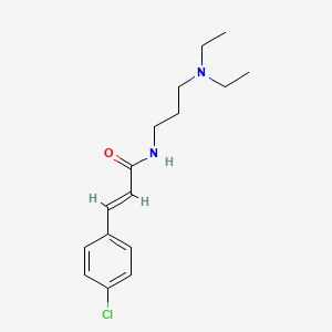 molecular formula C16H23ClN2O B11013965 (2E)-3-(4-chlorophenyl)-N-[3-(diethylamino)propyl]prop-2-enamide 