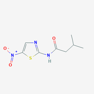 molecular formula C8H11N3O3S B11014191 3-methyl-N-(5-nitro-1,3-thiazol-2-yl)butanamide CAS No. 89141-64-0