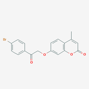 7-[2-(4-bromophenyl)-2-oxoethoxy]-4-methyl-2H-chromen-2-one