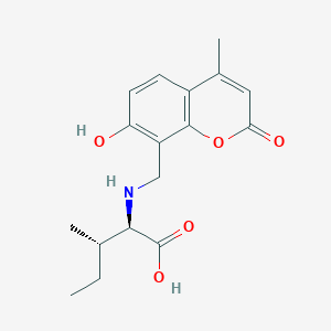 N-[(7-hydroxy-4-methyl-2-oxo-2H-chromen-8-yl)methyl]-D-isoleucine