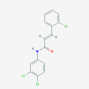 (2E)-3-(2-chlorophenyl)-N-(3,4-dichlorophenyl)prop-2-enamide