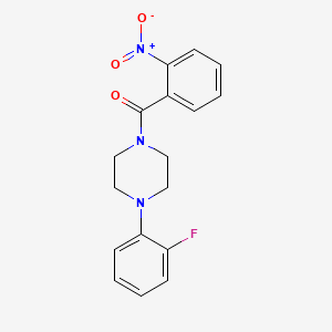 [4-(2-Fluorophenyl)piperazin-1-yl](2-nitrophenyl)methanone