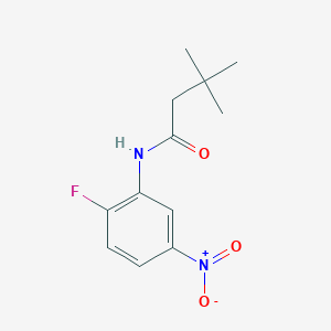 N-(2-fluoro-5-nitrophenyl)-3,3-dimethylbutanamide