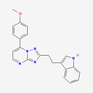 2-[2-(1H-indol-3-yl)ethyl]-7-(4-methoxyphenyl)[1,2,4]triazolo[1,5-a]pyrimidine