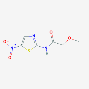 molecular formula C6H7N3O4S B11014552 2-methoxy-N-(5-nitro-1,3-thiazol-2-yl)acetamide CAS No. 64724-78-3