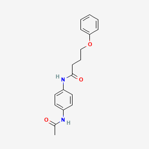 N-[4-(acetylamino)phenyl]-4-phenoxybutanamide