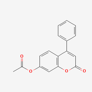 2-oxo-4-phenyl-2H-chromen-7-yl acetate