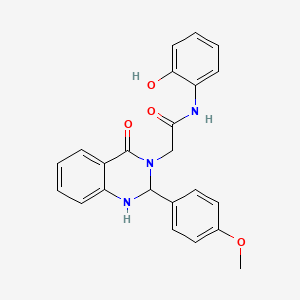 N-(2-hydroxyphenyl)-2-[2-(4-methoxyphenyl)-4-oxo-1,4-dihydroquinazolin-3(2H)-yl]acetamide