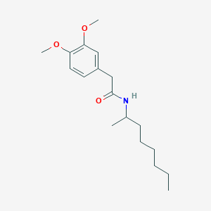 2-(3,4-dimethoxyphenyl)-N-(octan-2-yl)acetamide