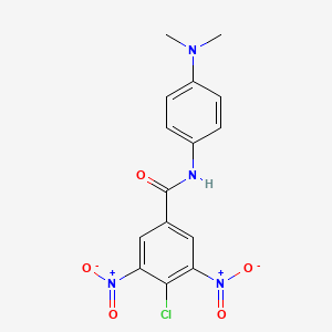 4-chloro-N-[4-(dimethylamino)phenyl]-3,5-dinitrobenzamide