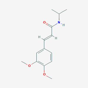 molecular formula C14H19NO3 B11014995 (2E)-3-(3,4-dimethoxyphenyl)-N-isopropyl-2-propenamide 