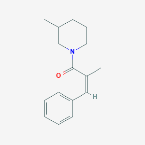 molecular formula C16H21NO B11014999 (2Z)-2-methyl-1-(3-methylpiperidin-1-yl)-3-phenylprop-2-en-1-one 