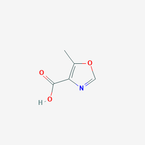 molecular formula C5H5NO3 B011015 5-methyl-1,3-oxazole-4-carboxylic Acid CAS No. 103879-58-9