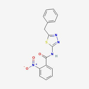 N-(5-benzyl-1,3,4-thiadiazol-2-yl)-2-nitrobenzamide