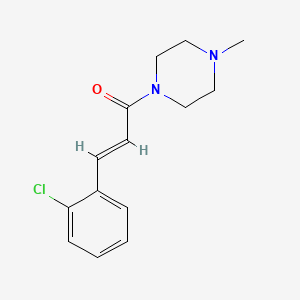 (2E)-3-(2-chlorophenyl)-1-(4-methylpiperazin-1-yl)prop-2-en-1-one