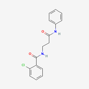 N-(3-anilino-3-oxopropyl)-2-chlorobenzamide