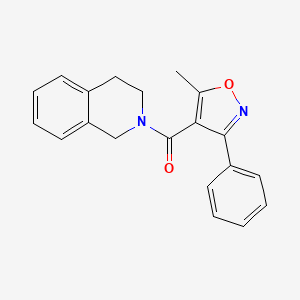 3,4-dihydroisoquinolin-2(1H)-yl(5-methyl-3-phenyl-1,2-oxazol-4-yl)methanone