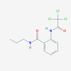 N-propyl-2-[(trichloroacetyl)amino]benzamide