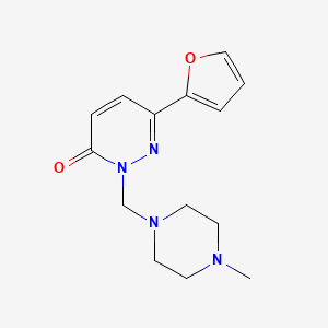 6-(furan-2-yl)-2-[(4-methylpiperazin-1-yl)methyl]pyridazin-3(2H)-one