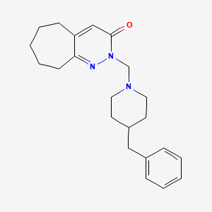 2-[(4-benzylpiperidin-1-yl)methyl]-2,5,6,7,8,9-hexahydro-3H-cyclohepta[c]pyridazin-3-one