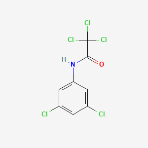 molecular formula C8H4Cl5NO B11015638 2,2,2-trichloro-N-(3,5-dichlorophenyl)acetamide 