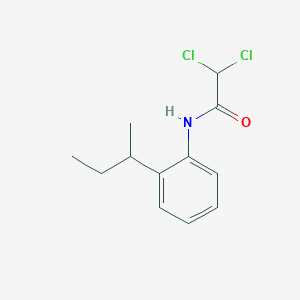 molecular formula C12H15Cl2NO B11015646 N-[2-(butan-2-yl)phenyl]-2,2-dichloroacetamide 