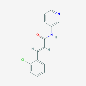 molecular formula C14H11ClN2O B11015653 (E)-3-(2-chlorophenyl)-N-pyridin-3-ylprop-2-enamide CAS No. 349433-39-2