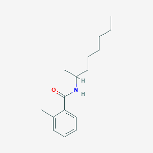 molecular formula C16H25NO B11015657 2-methyl-N-(octan-2-yl)benzamide 