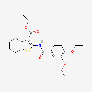 Ethyl 2-[(3,4-diethoxybenzoyl)amino]-4,5,6,7-tetrahydro-1-benzothiophene-3-carboxylate